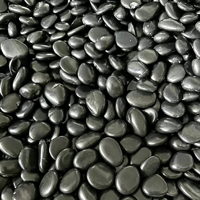 Natural Black River Pebbles Smooth Goose Egg Stones for Aquarium, Zen Garden & Home Decor