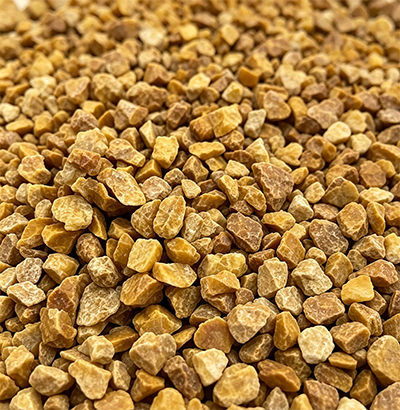 Natural Yellow Gravel | Golden Pea Gravel | Landscape Decorative Stone | Permeable Paving Aggregate | 1-12mm Multi-Size Options